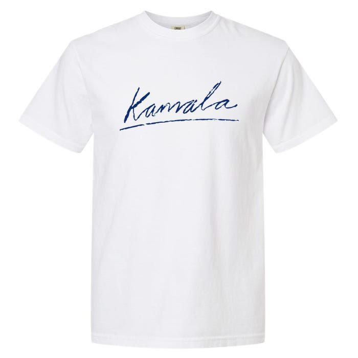 Kamala Harris For President 2024 Kamala Signature Garment-Dyed Heavyweight T-Shirt