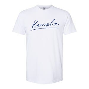 Kamala Harris For President 2024 Kamala Signature Softstyle CVC T-Shirt