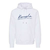 Kamala Harris For President 2024 Kamala Signature Premium Hoodie