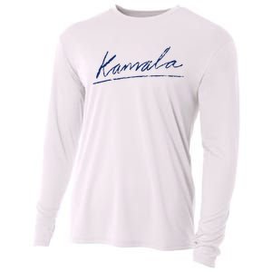 Kamala Harris For President 2024 Kamala Signature Cooling Performance Long Sleeve Crew