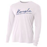 Kamala Harris For President 2024 Kamala Signature Cooling Performance Long Sleeve Crew