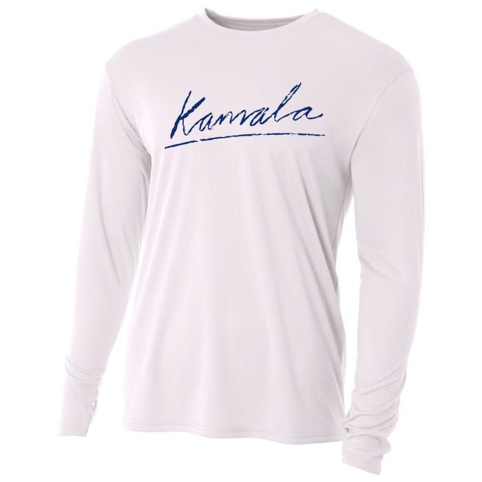 Kamala Harris For President 2024 Kamala Signature Cooling Performance Long Sleeve Crew