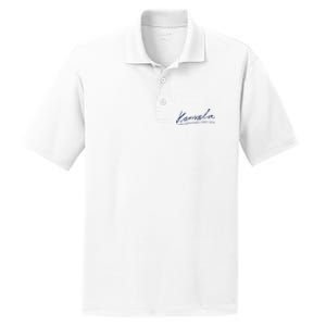 Kamala Harris For President 2024 Kamala Signature PosiCharge RacerMesh Polo