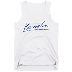 Kamala Harris For President 2024 Kamala Signature Tank Top