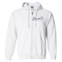 Kamala Harris For President 2024 Kamala Signature Full Zip Hoodie