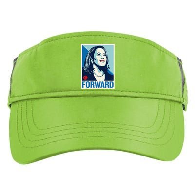 Kamala Harris Forward 2024 Presidential Election President Gift Adult Drive Performance Visor