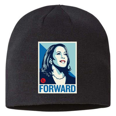 Kamala Harris Forward 2024 Presidential Election President Gift Sustainable Beanie