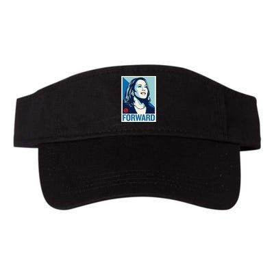 Kamala Harris Forward 2024 Presidential Election President Gift Valucap Bio-Washed Visor