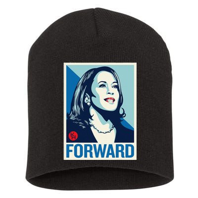 Kamala Harris Forward 2024 Presidential Election President Gift Short Acrylic Beanie