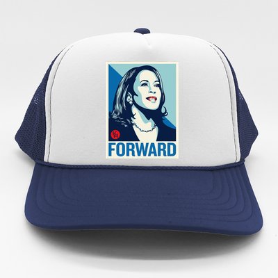 Kamala Harris Forward 2024 Presidential Election President Gift Trucker Hat