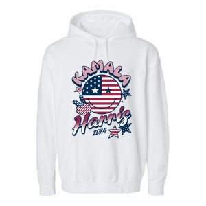 Kamala Harris For President 2024 Gift Garment-Dyed Fleece Hoodie