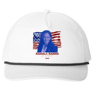 Kamala Harris For President Usa 2024 Madam Snapback Five-Panel Rope Hat