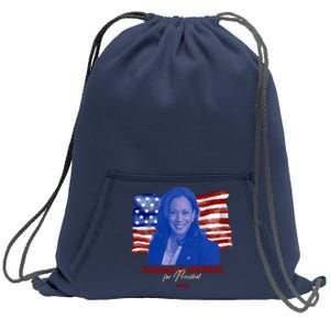 Kamala Harris For President Usa 2024 Madam Sweatshirt Cinch Pack Bag