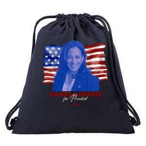 Kamala Harris For President Usa 2024 Madam Drawstring Bag