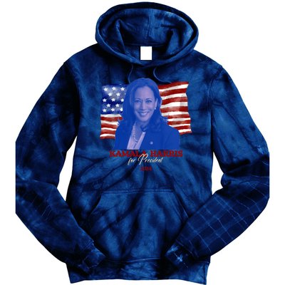 Kamala Harris For President Usa 2024 Madam Tie Dye Hoodie