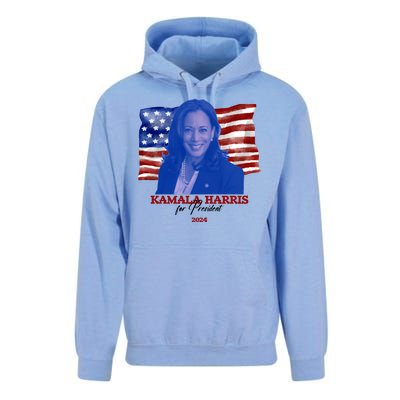 Kamala Harris For President Usa 2024 Madam Unisex Surf Hoodie