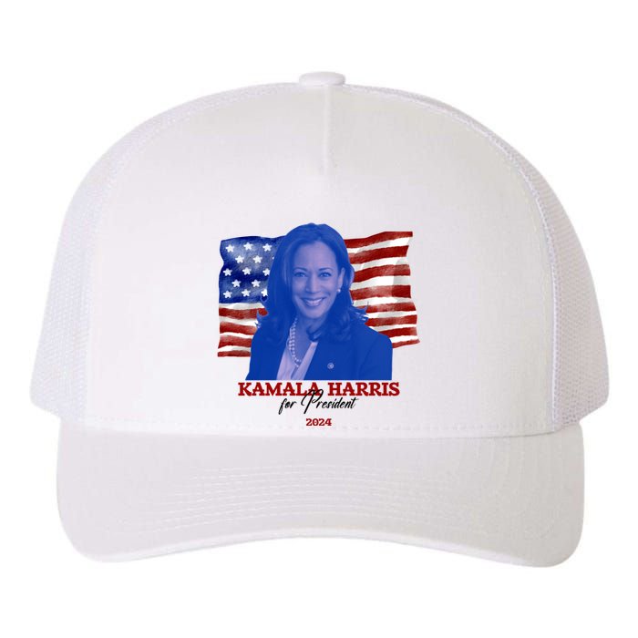 Kamala Harris For President Usa 2024 Madam Yupoong Adult 5-Panel Trucker Hat