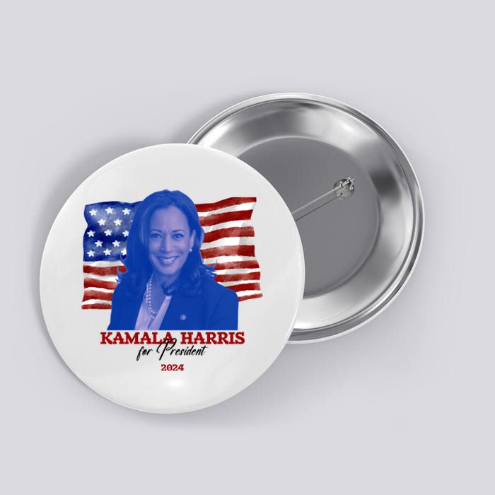 Kamala Harris For President Usa 2024 Madam Button