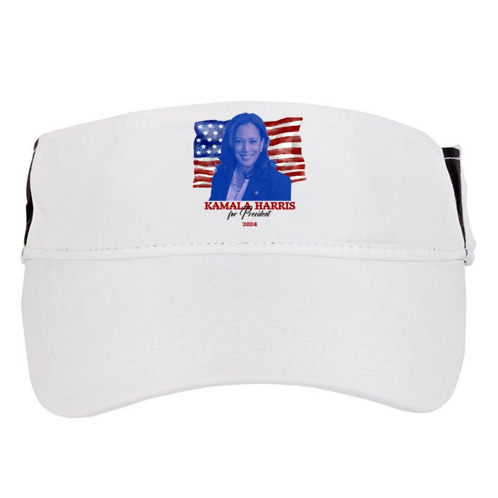 Kamala Harris For President Usa 2024 Madam Adult Drive Performance Visor