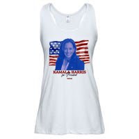 Kamala Harris For President Usa 2024 Madam Ladies Essential Flowy Tank