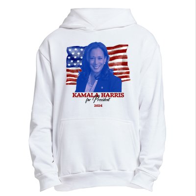 Kamala Harris For President Usa 2024 Madam Urban Pullover Hoodie