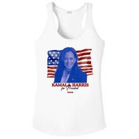 Kamala Harris For President Usa 2024 Madam Ladies PosiCharge Competitor Racerback Tank