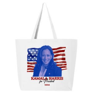 Kamala Harris For President Usa 2024 Madam 25L Jumbo Tote