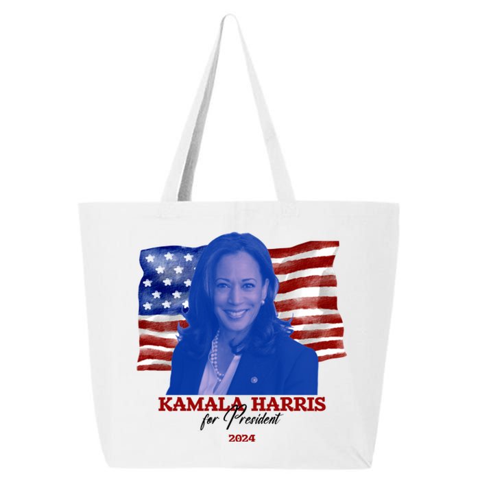 Kamala Harris For President Usa 2024 Madam 25L Jumbo Tote