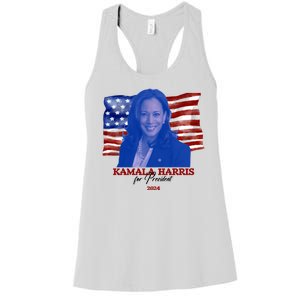 Kamala Harris For President Usa 2024 Madam Women's Racerback Tank