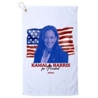 Kamala Harris For President Usa 2024 Madam Platinum Collection Golf Towel