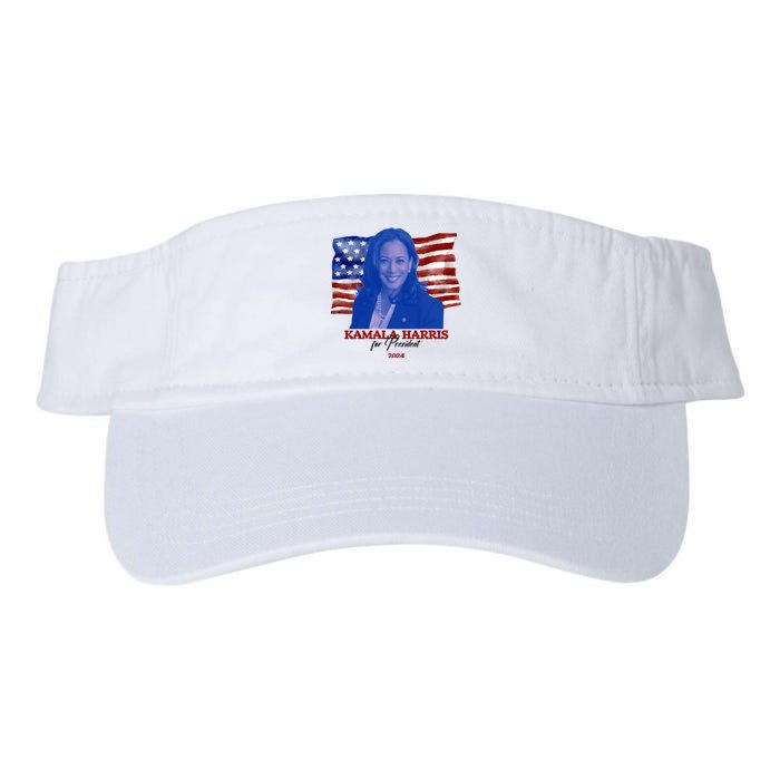 Kamala Harris For President Usa 2024 Madam Valucap Bio-Washed Visor