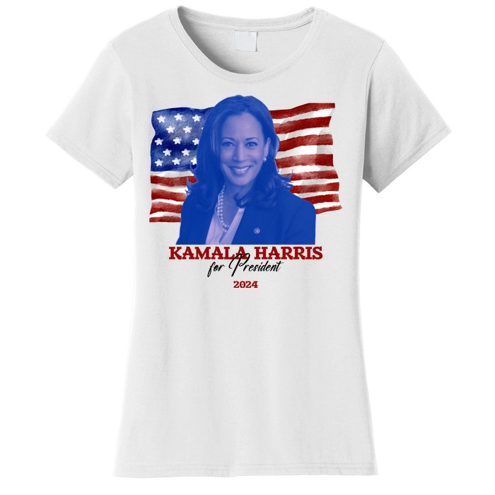 Kamala Harris For President Usa 2024 Madam Women's T-Shirt