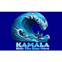 Kamala Harris For President Blue Wave Surfing Cats 2024 Gift Bumper Sticker