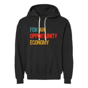 Kamala Harris For An Opportunity Economy Garment-Dyed Fleece Hoodie