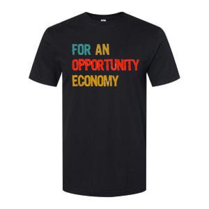 Kamala Harris For An Opportunity Economy Softstyle CVC T-Shirt