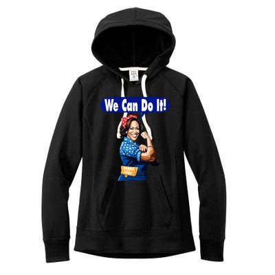 Kamala Harris For President 2024 We Can Do It! Women's Fleece Hoodie