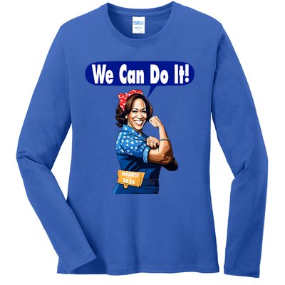 Kamala Harris For President 2024 We Can Do It! Ladies Long Sleeve Shirt