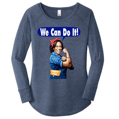 Kamala Harris For President 2024 We Can Do It! Women's Perfect Tri Tunic Long Sleeve Shirt