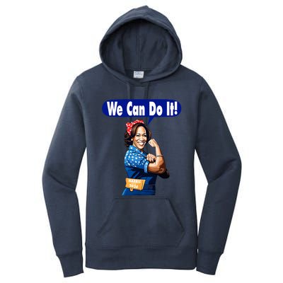 Kamala Harris For President 2024 We Can Do It! Women's Pullover Hoodie