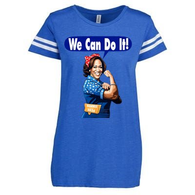 Kamala Harris For President 2024 We Can Do It! Enza Ladies Jersey Football T-Shirt