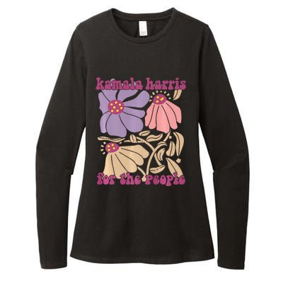 Kamala Harris For The People Floral Supporters Design Premium Womens CVC Long Sleeve Shirt