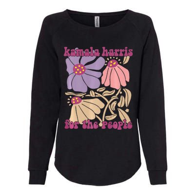 Kamala Harris For The People Floral Supporters Design Premium Womens California Wash Sweatshirt