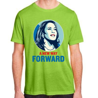 Kamala Harris Forward 2024 A New Way Forward 2024 Adult ChromaSoft Performance T-Shirt