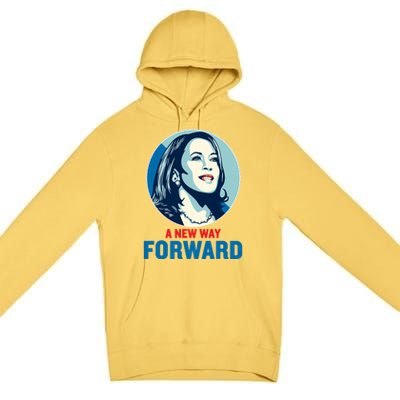 Kamala Harris Forward 2024 A New Way Forward 2024 Premium Pullover Hoodie