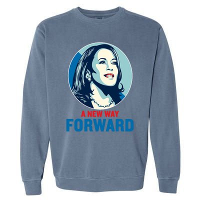 Kamala Harris Forward 2024 A New Way Forward 2024 Garment-Dyed Sweatshirt