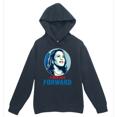 Kamala Harris Forward 2024 A New Way Forward 2024 Urban Pullover Hoodie