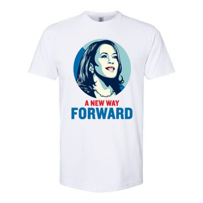 Kamala Harris Forward 2024 A New Way Forward 2024 Softstyle CVC T-Shirt