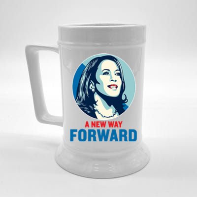 Kamala Harris Forward 2024 A New Way Forward 2024 Beer Stein