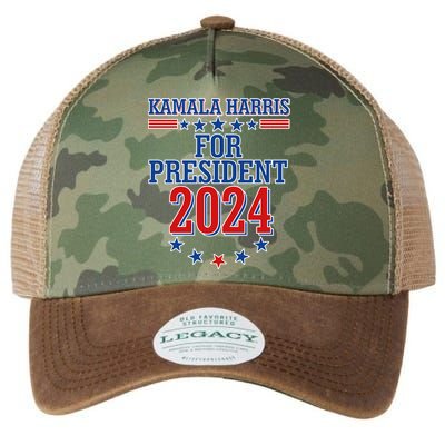 Kamala Harris For President 2024 Legacy Tie Dye Trucker Hat