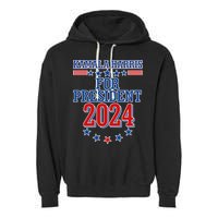 Kamala Harris For President 2024 Garment-Dyed Fleece Hoodie